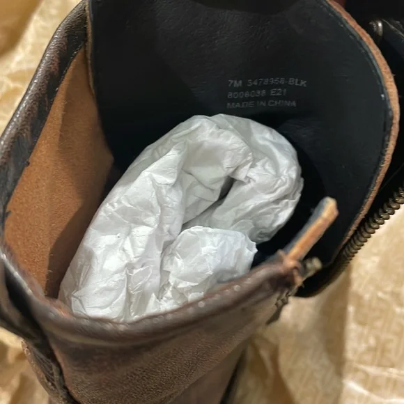 Very rare. 
New in box. Frye Leather Fallon Combat boots - Picture 3 of 7